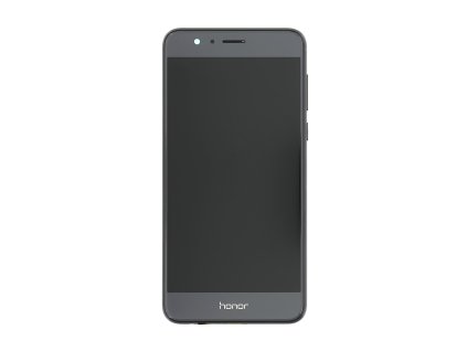 Honor 8 LCD Display + Dotyková Deska + Přední Kryt Black (Service Pack)