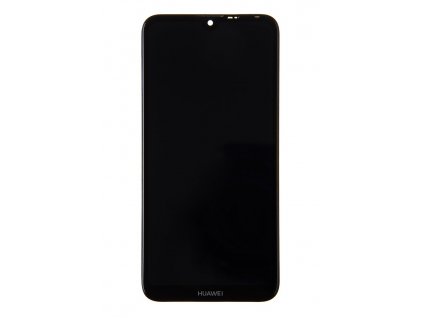Huawei Y7 2019 LCD Display + Dotyková Deska + Přední Kryt Black (11pin)
