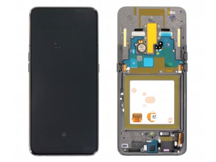 LCD display + Dotyk Samsung A805F Galaxy A80 Black (Service Pack)