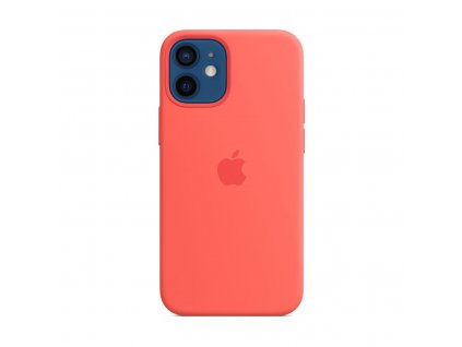 MHKP3ZM/A Apple Silikonový kryt vč. Magsafe pro iPhone 12 mini Pink Citrus