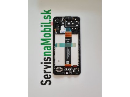 LCD Displej + Dotykové sklo + rám Samsung Galaxy A13 5G (SM-A136) čierna farba - Originál Service pack