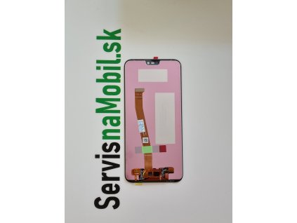 LCD Displej + Dotykové sklo Huawei P20 Lite - Originál Service pack Čierna farba