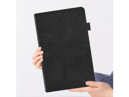 Knižkové puzdro Huawei MediaPad M5 10.8 s motívom stromu čierna farba