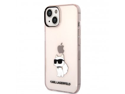 Karl Lagerfeld IML Choupette NFT Zadní Kryt pro iPhone 14 Plus Pink