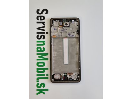 LCD Displej + Dotykové sklo + Rám Samsung Galaxy A33 5G A336 biela farba (white) - Originál Service pack
