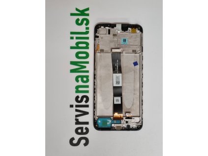 LCD displej + Dotykové sklo + rám Xiaomi Redmi 10A (2022) čierna farba - Service pack