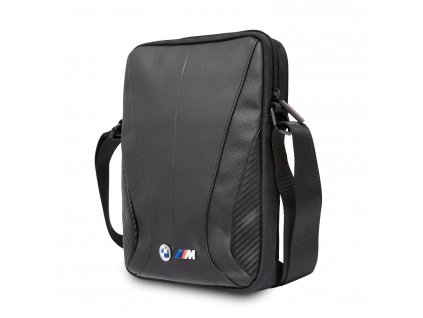 BMW Carbon Leather Tablet Bag 10" Black