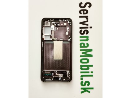 LCD Displej + Dotykové sklo + Rám Samsung Galaxy S23 5G (2023) čierna farba - Originál Service Pack