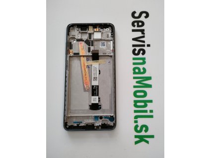 LCD Displej + Dotykové sklo s rámom Xiaomi Poco X3 Pro / X3 / X3 NFC (2021) čierna farba - Service pack