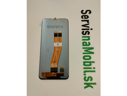 LCD displej + Dotykové sklo Samsung Galaxy A03 (2022) A035G čierna farba - Service pack