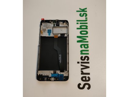 LCD displej + Dotykové sklo + Rám Samsung Galaxy A10 A105F čierna farba - ORI