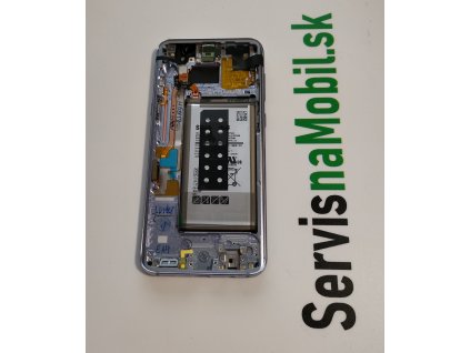 LCD Displej + Dotykové sklo + Rám + Batéria Samsung Galaxy S8 Plus G955F  fialová farba - Originál Service pack