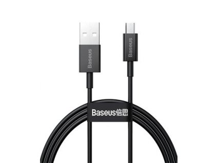 baseus camys a01 superior fast charging datovy kabel microusb 2a 2m black i64731