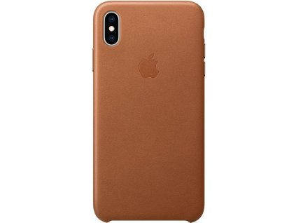 MRWV2ZM/A Apple Kožený Kryt pro iPhone XS Max Saddle Brown