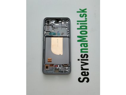 LCD Displej +Dotykové sklo + Rám Samsung Galaxy S23 FE 5G 2023 SM-S711 čierna farba - Originál Service pack