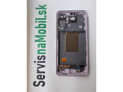LCD Displej + Dotykové sklo + Rám Samsung Galaxy A55 5G (A556) 2024 LAVENDER / LILAC- Originál Service pack
