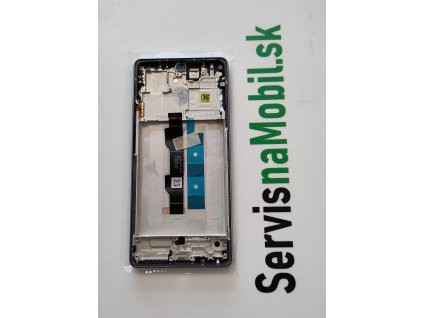 LCD Displej + Dotykové sklo + Rám Xiaomi Redmi Note 13 Pro 4G /  Poco M6 Pro 4G (2024) PURPLE - Originál Service pack