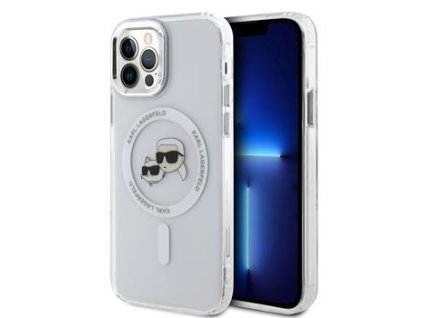 karl lagerfeld iml k ch heads metal frame magsafe zadni kryt pro iphone 12 12 pro transparent i81417