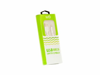 Dátový kábel USB GL-8003 LIGHTING 1m biela farba