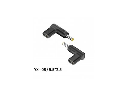 Type-C(Female) to 5.5*2.5mm(Male) Power Adapter for Acer/Compaq/HP Laptop