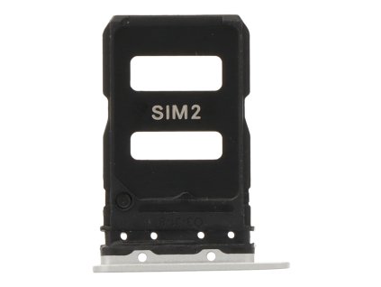 Držiak SIM karty pre Xiaomi 15 – Dual SIM biela farba ORI