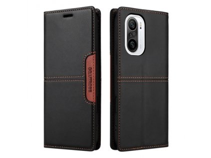 RFID Knižkové puzdro Gqutrobe G01 pre Xiaomi Poco M7 Pro 5G – čierne