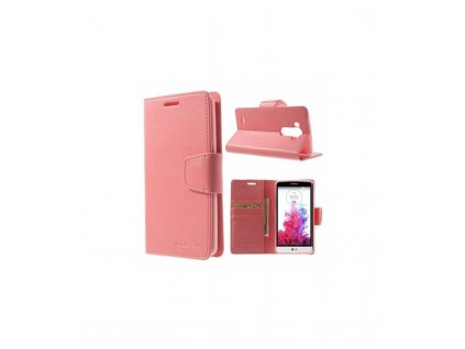 Puzdro LG G3 mini Sonata Diary ružové