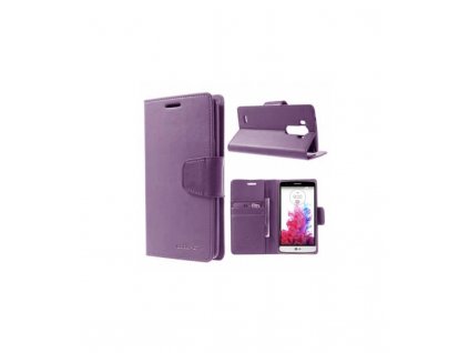 Puzdro LG G3 mini Sonata Diary fialové