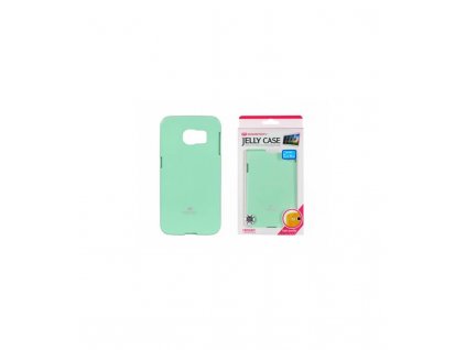 Púzdro Samsung Galaxy S6 edge, jelly case mentolové