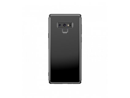 Puzdro Samsung Galaxy Note 9 N960F Baseus ultratenké priesvitné s čiernym rámikom