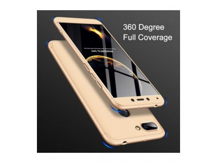 Puzdro GKK 360 stupňová ochrana Xiaomi Redmi 6 / 6A zlatá farba