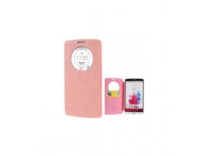 Púzdro LG G3 Viva Window ružové