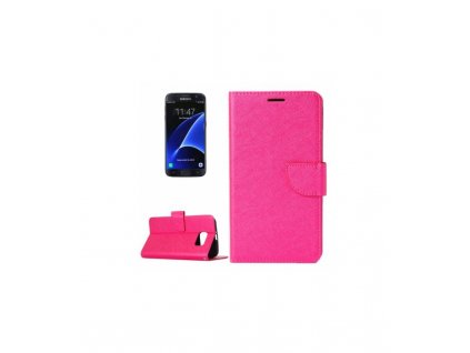 Puzdro Samsung Galaxy S7 Edge knižkové ružové