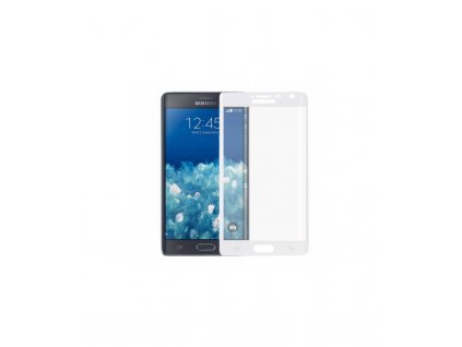 Ochranné tvrdené sklo Samsung Galaxy Note 4 Edge 3D biela farba