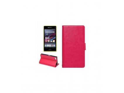 Púzdro Sony Xperia Z5 Compact knižkové ružové