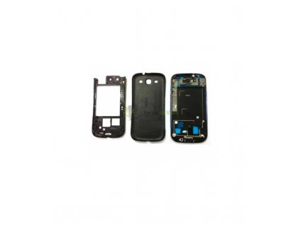 Kompletný kryt Samsung Galaxy S3 i9300 sivá farba