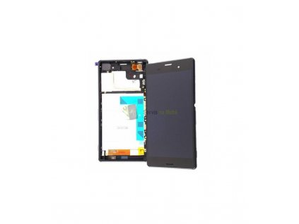LCD displej a dotyková plocha s rámom Sony Xperia Z3 D6603 Originál OEM čierna farba