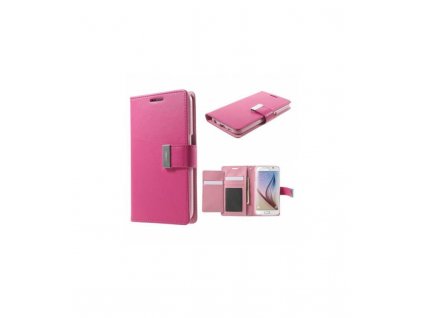 Púzdro Samsung Galaxy S6 Rich Diary ružové