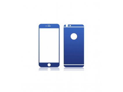 Ochranné tvrdené sklo iPhone 6 plus / iPhone 6s plus zrkadlové modrá farba