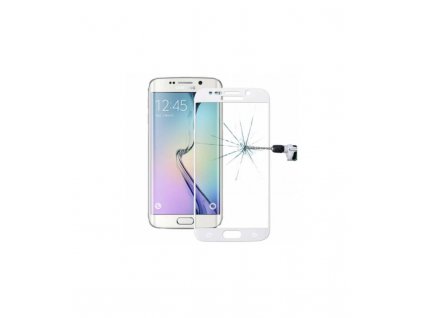 Ochranné tvrdené sklo Samsung Galaxy S6 Edge Plus 3D biela farba