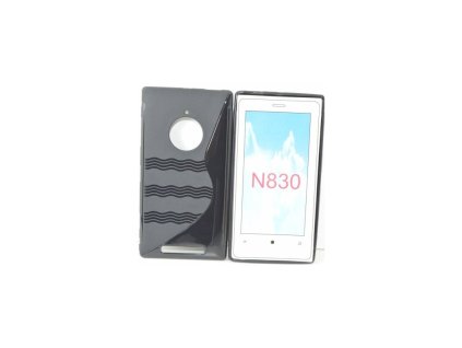 Silikonové púzdro na Nokia Lumia 830 čierne