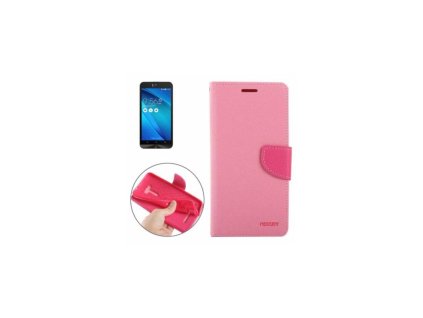 Puzdro Asus Zenfone 2 Laser ZE550KL Fancy Diary ružové