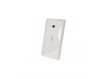 Silikonové púzdro na Nokia Lumia 720 priesvitné