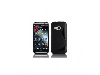 Silikonové púzdro HTC One mini 2 Čierna farba