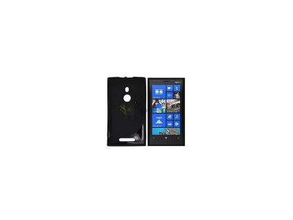 Silikonové púzdro na Nokia Lumia 925 čierne