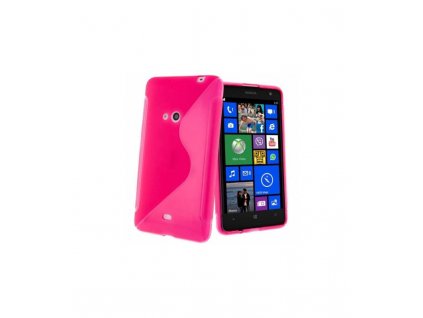 Silikonové púzdro na Nokia Lumia 625 ružové