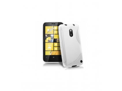 Silikonové púzdro na Nokia Lumia 620 biele