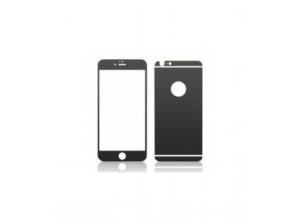 Ochranné tvrdené sklo iPhone 6 plus / iPhone 6s plus zrkadlové čierna farba