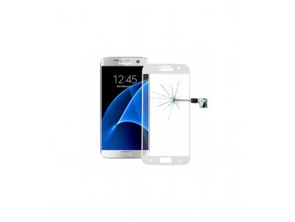Ochranné tvrdené sklo Samsung Galaxy S7 3D biela farba