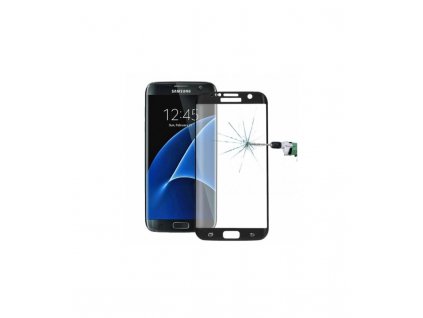 3D Ochranné tvrdené sklo Samsung Galaxy S7 Edge čierna farba